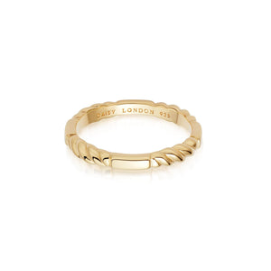 Classic Rope Band Ring 18ct Gold Plate recommended