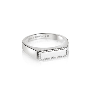 Rope Signet Ring Sterling Silver recommended