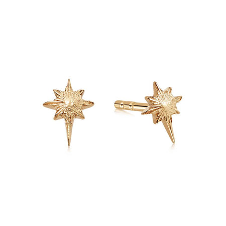Super Star Stud Earrings 18ct Gold Plate recommended