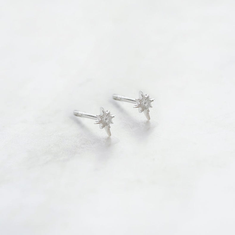 Super Star Stud Earrings Sterling Silver