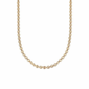 Textured Sunburst Chain Necklace 18ct Gold Plate recommended