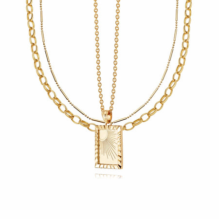 The 'Can't Go Wrong' Necklace Layering Set 18ct Gold Plate recommended