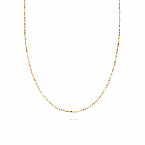 Tidal Twist Chain Necklace 18ct Gold Plate