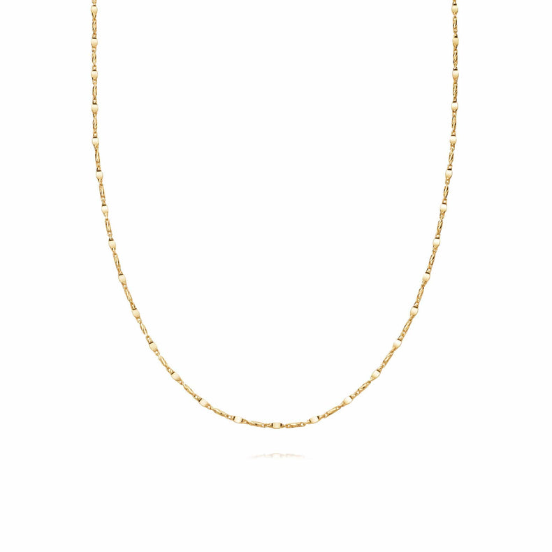 Tidal Twist Chain Necklace 18ct Gold Plate recommended