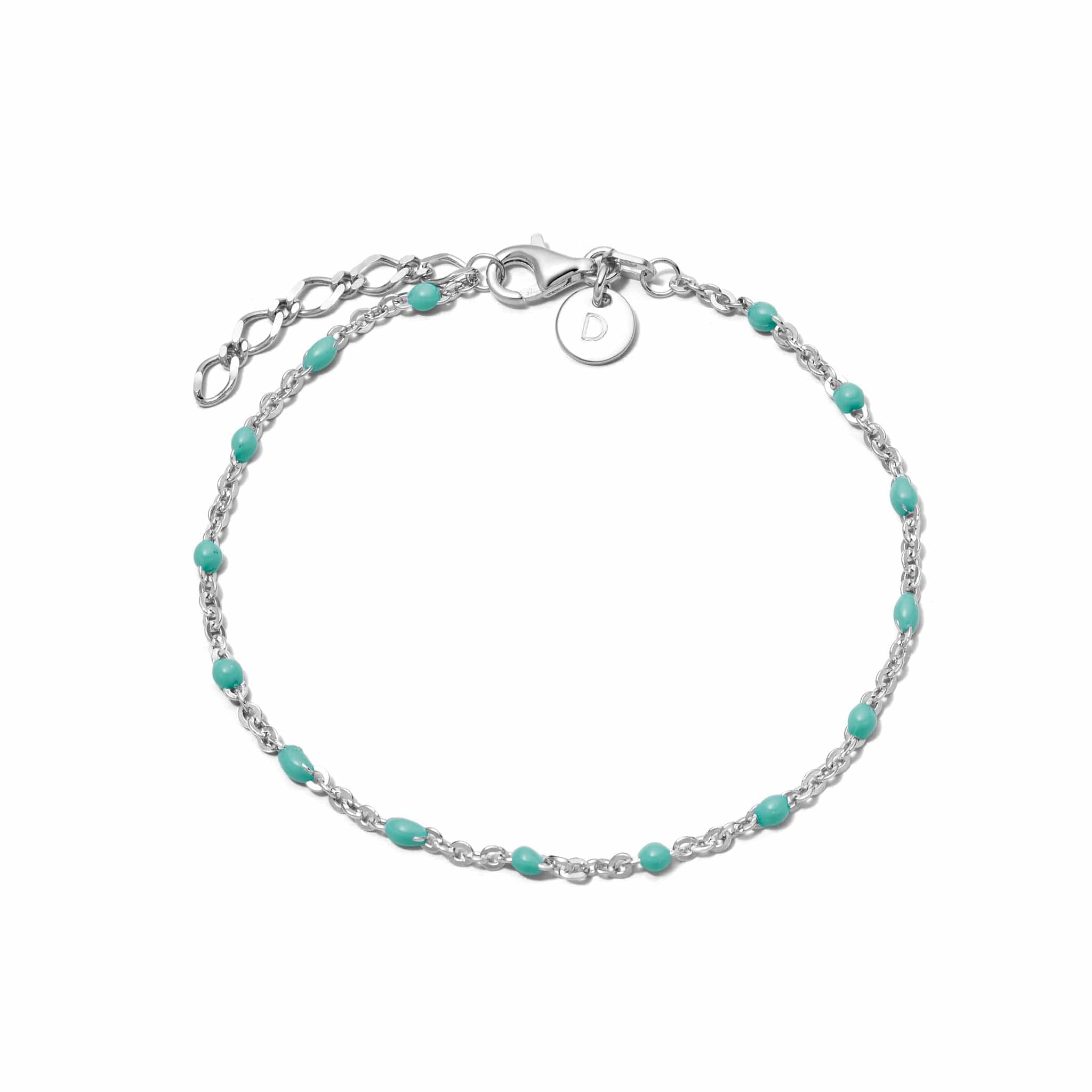Silver Heart Chakra Chain Bracelet Online – Daisy London