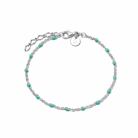 Treasures Turquoise Beaded Bracelet Sterling Silver recommended