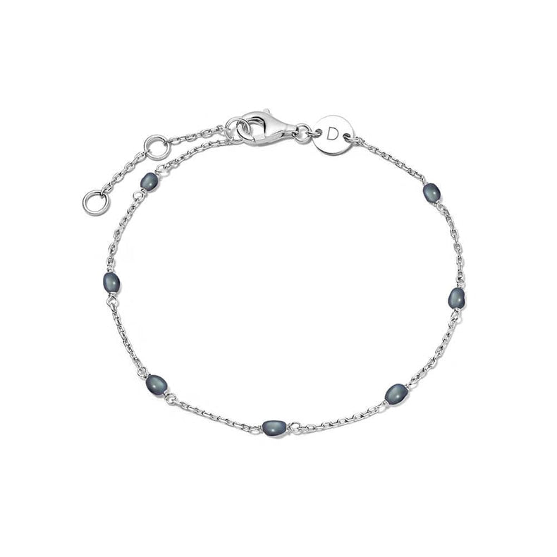 Black Seed Pearl Chain Bracelet Sterling Silver recommended