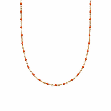 Treasures Coral Beaded Necklace 18ct Gold Plate recommended