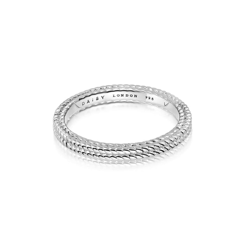 Double Rope Stacking Ring Sterling Silver recommended