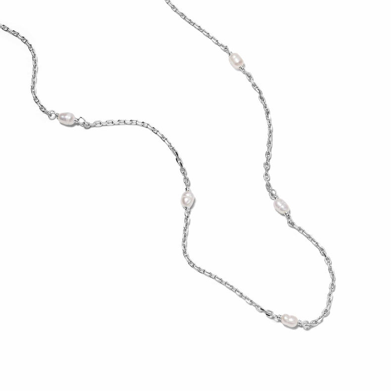 Seed Pearl Chain Necklace Sterling Silver recommended