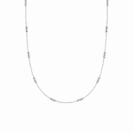 Triple Bead Chain Necklace Sterling Silver recommended