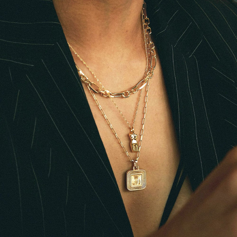 Vita Necklace 18ct Gold Plate