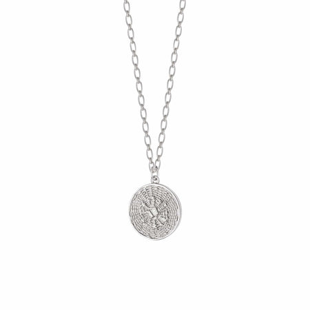 Woven Coin Necklace Sterling Silver recommended